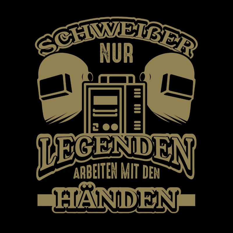 Schweißer Legenden arbeiten mit Händen