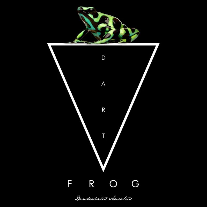 Grüner & Schwarzer Pfeilgiftfrosch Dendrobates auratus