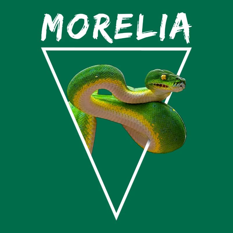 Arbre vert Python Morelia Viridis Propriétaire de serpent