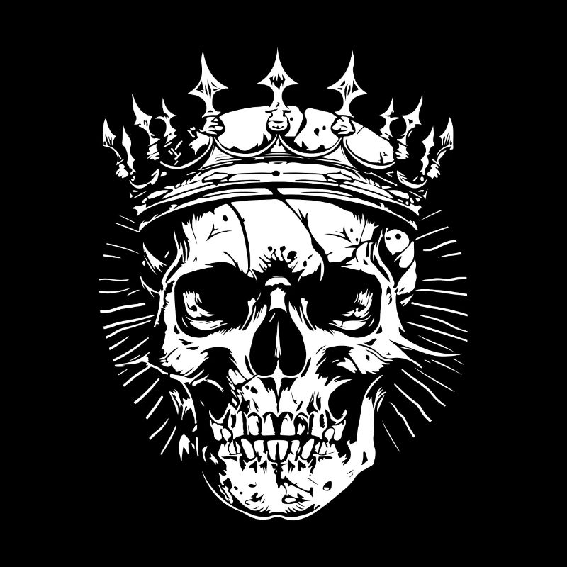 King Skull Skeleton Crown King
