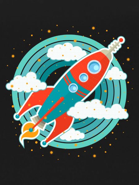 Retro Rocket (circles)