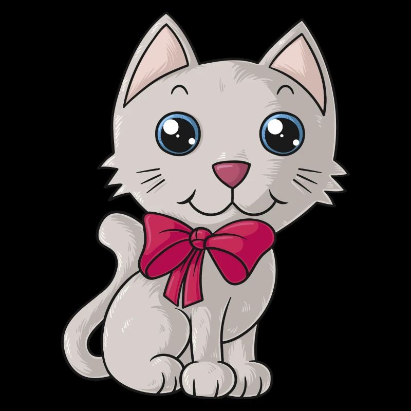 Süße Comic Katze