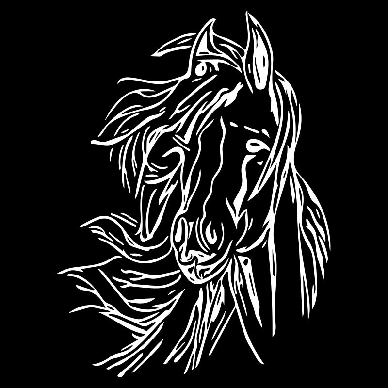 Pferd - Kopf Vector