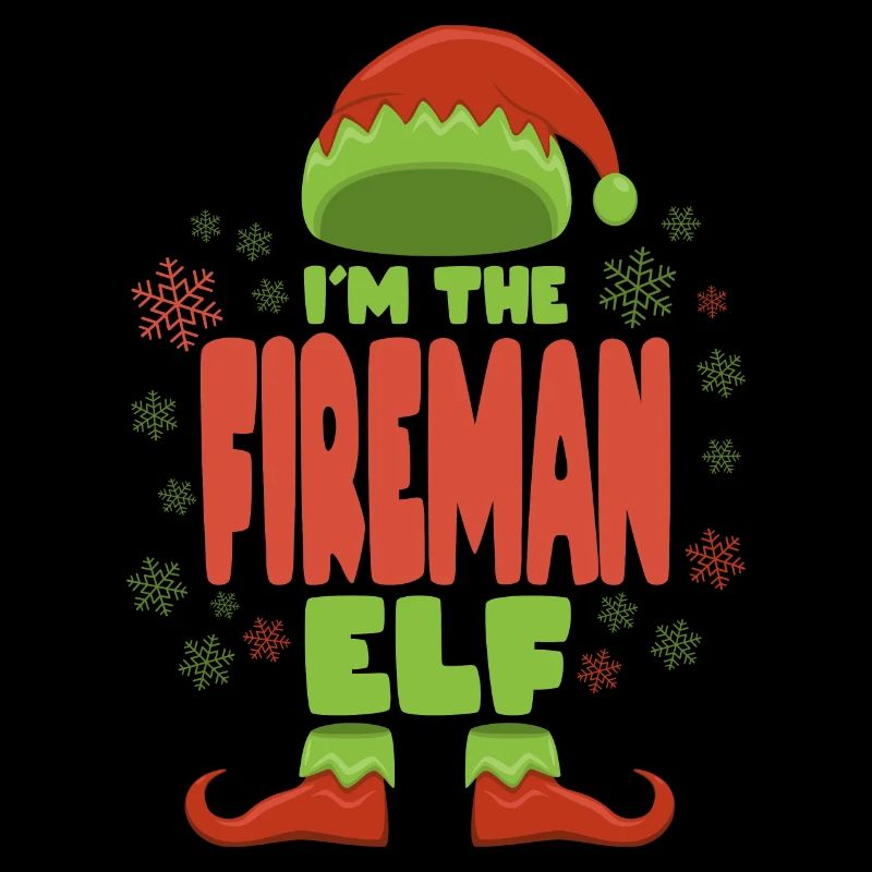 Pompier elfe de Noël