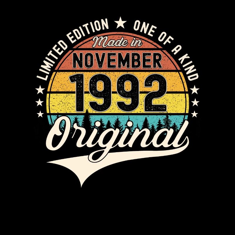 Original November 1992 30th Birthday Gift
