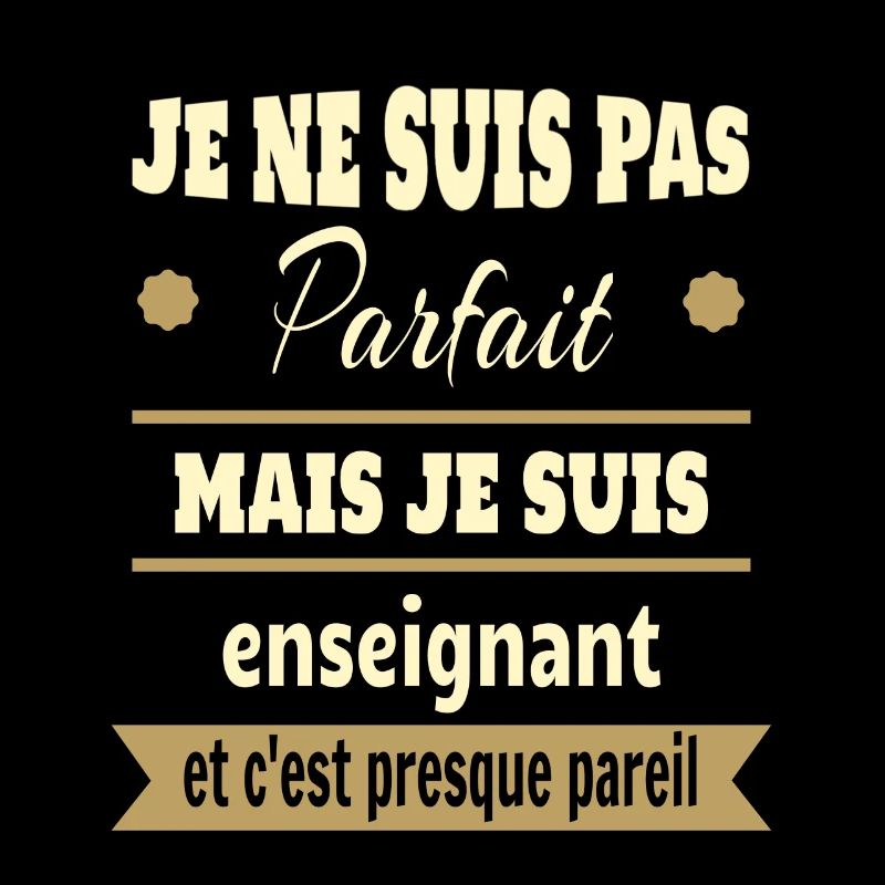 Pas parfait mais enseignant prof humour
