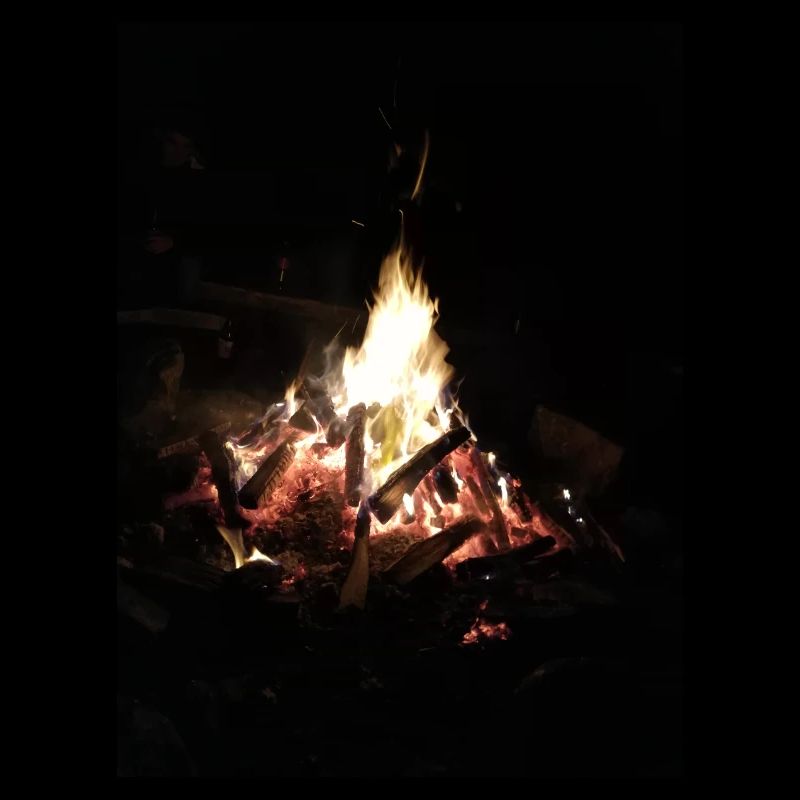 Evening fire