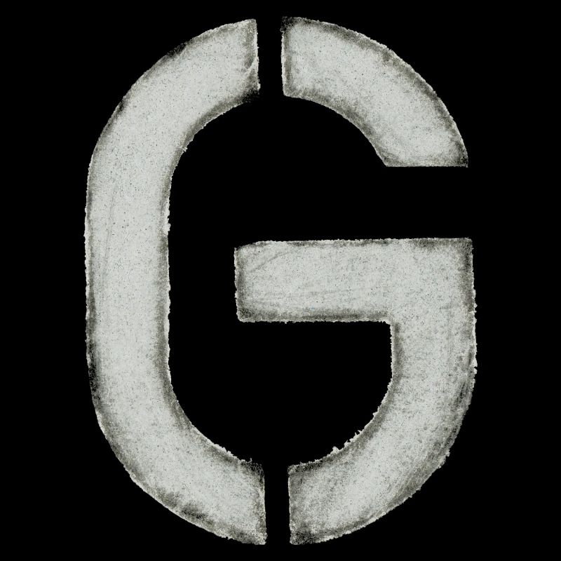 G - Buchstabe (Schablone/ Stencil)
