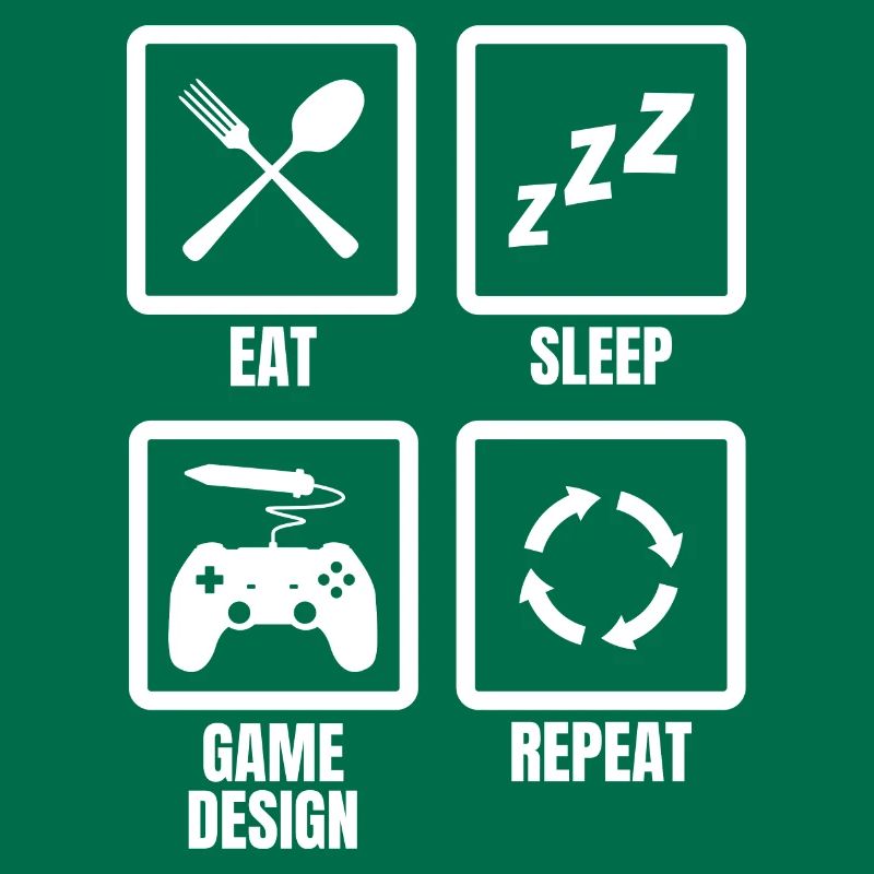 Manger le sommeil Conception du jeu Répéter