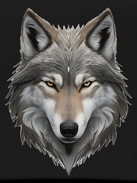 Tête de loup