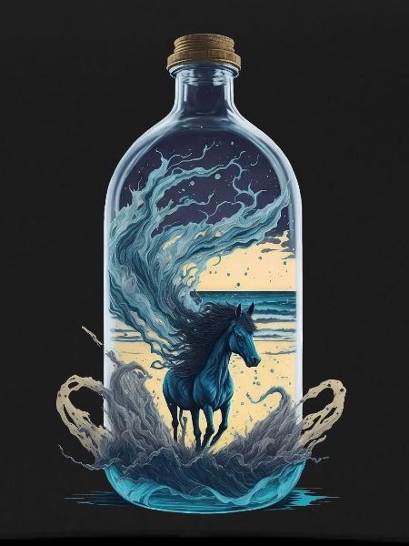 Horse Bottle