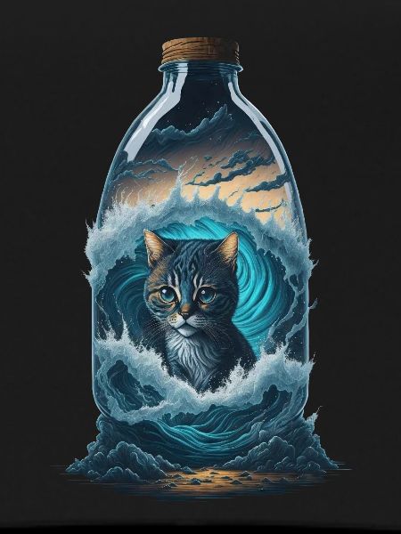 Cat Bottle