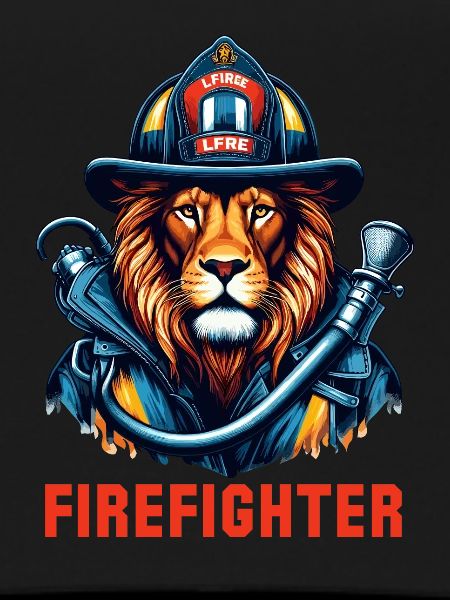 Firefighter Lion Gift