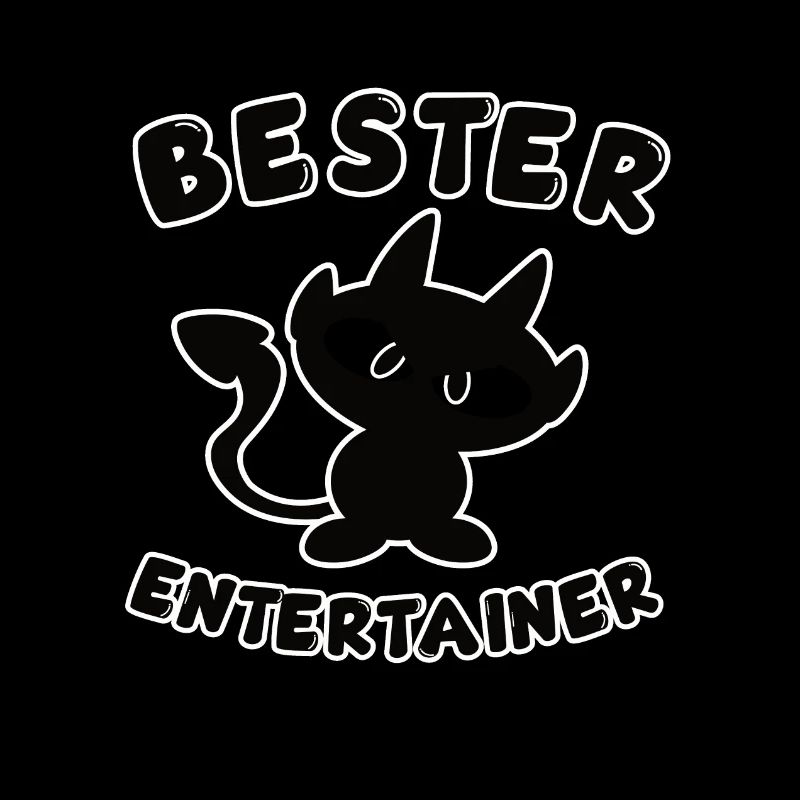 cooles bester Entertainer Design mit Teufelchen