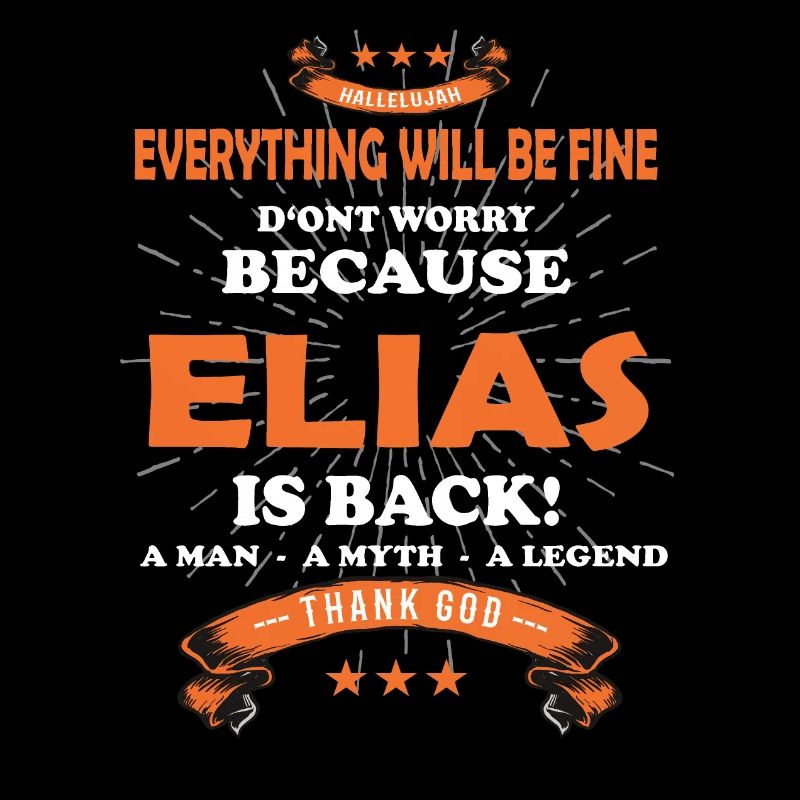 Alles wird gut denn Elias Ist da Outfit
