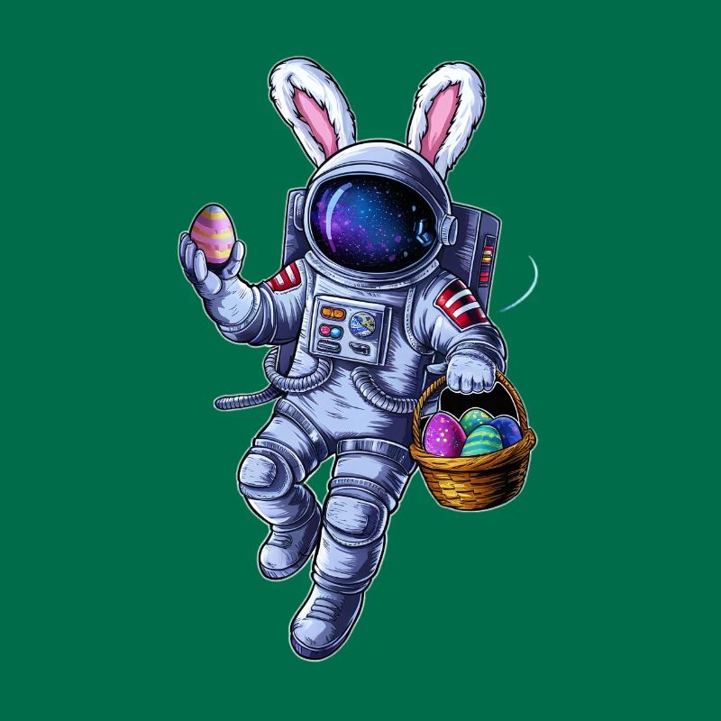Space Easter Bunny and Egg Hunt
