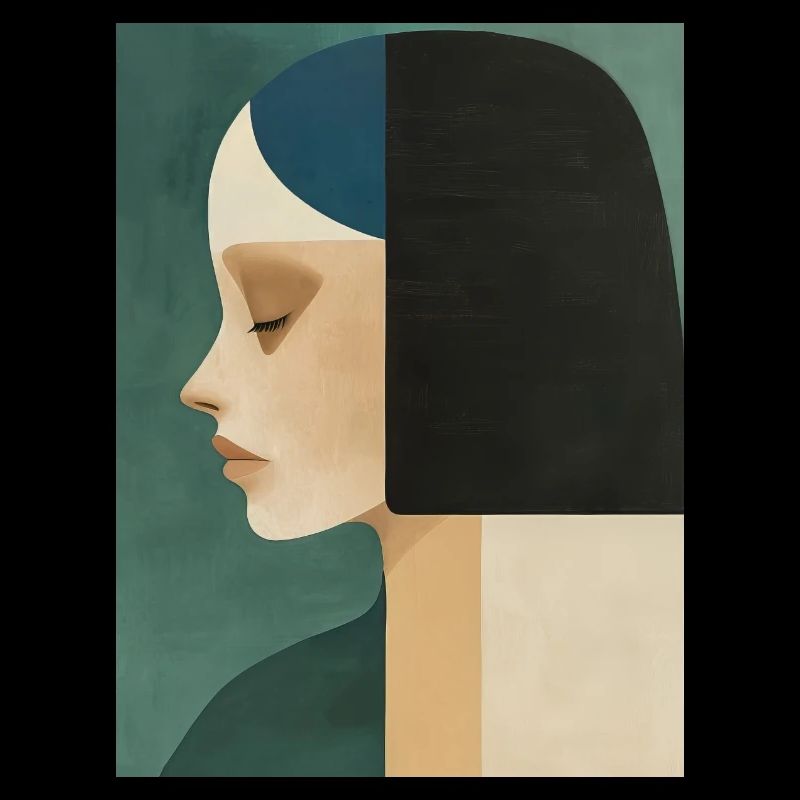 Affiche Portrait minimaliste 2