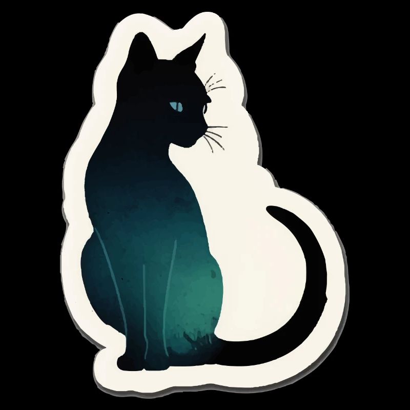 Silhouette de chat