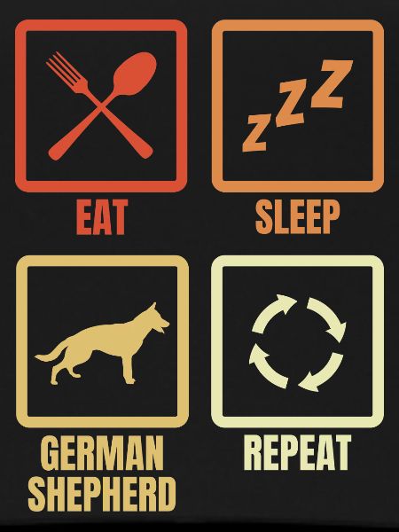 Eat Sleep Shepherd Dog Repeat