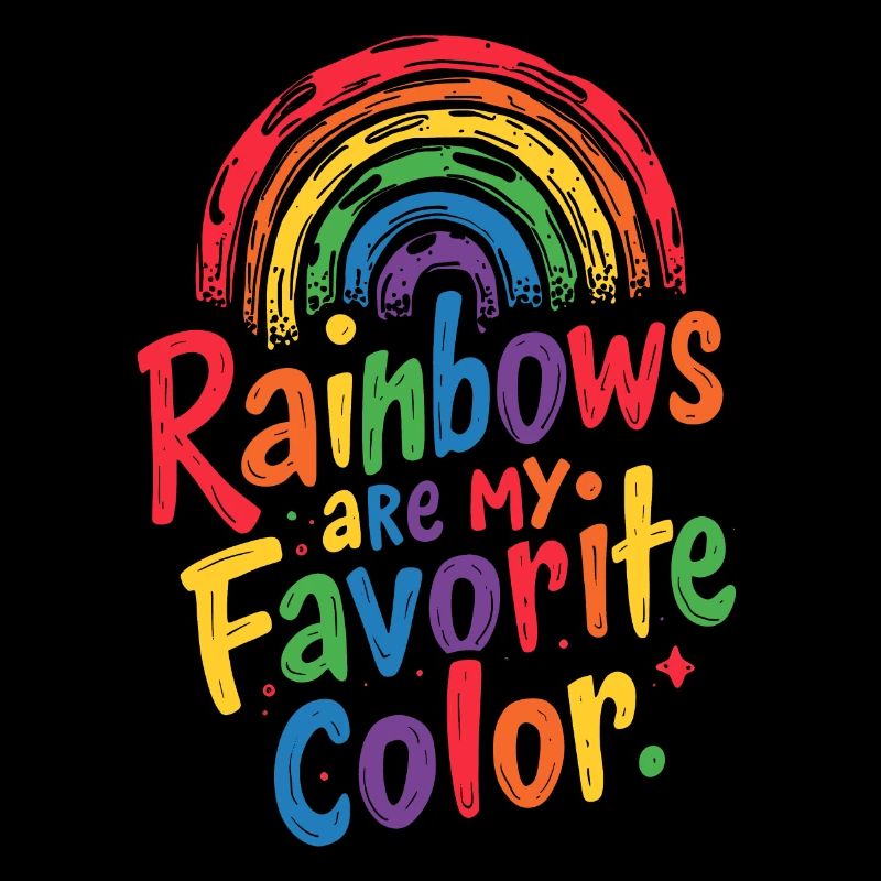 LES ARCS-EN-CIEL SONT MA COULEUR PRÉFÉRÉE