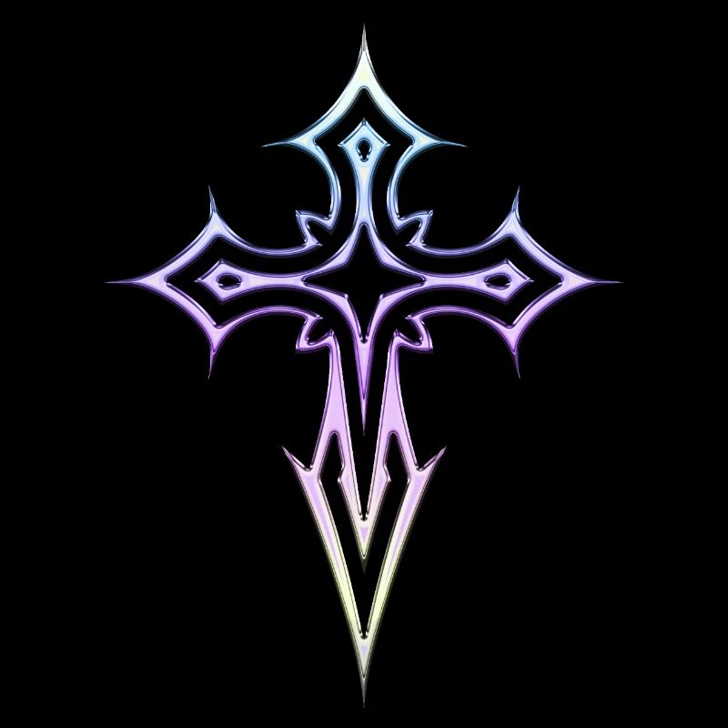 Goth Kreuz Y2K Emo Kreuz Gothic Aesthetic