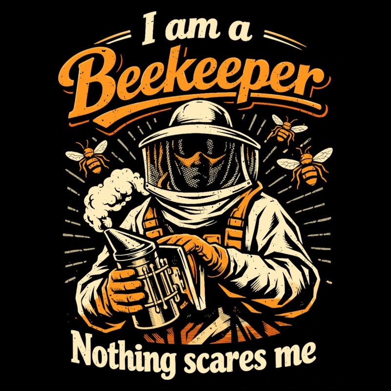 Beekeeper Gift: I am a Beekeeper Nothing scares me