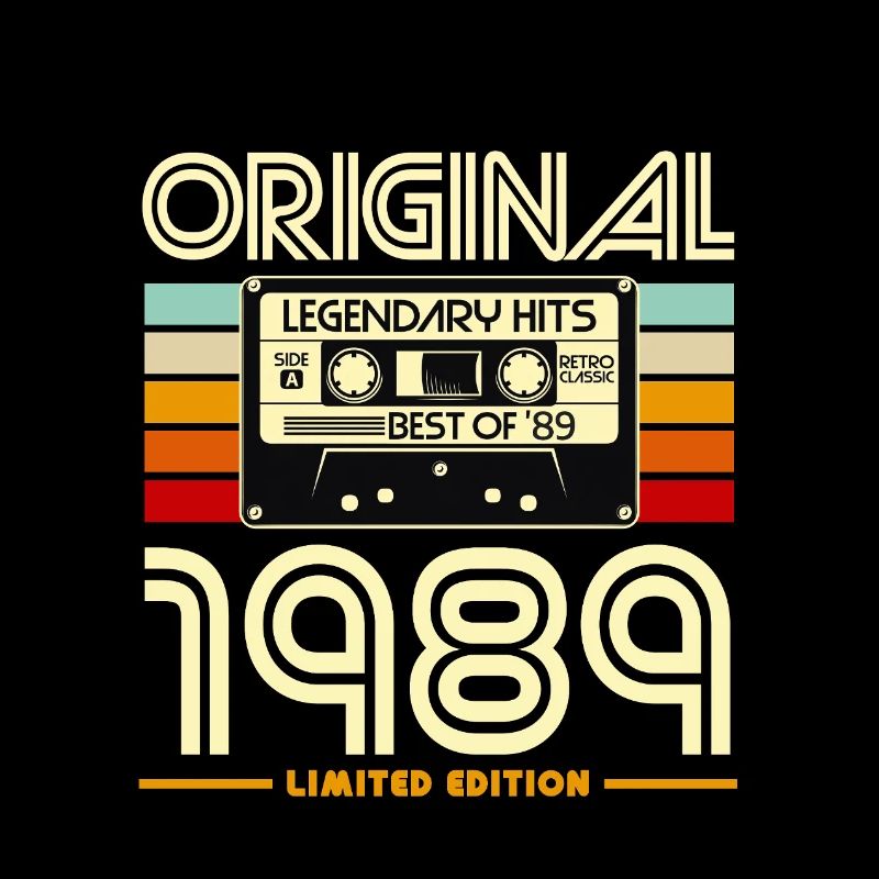1989 Cassette Retro Édition Limitée