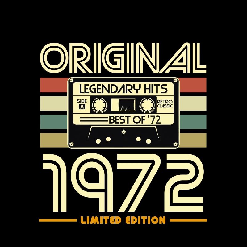 Original 1972 Hits Cassette Rétro