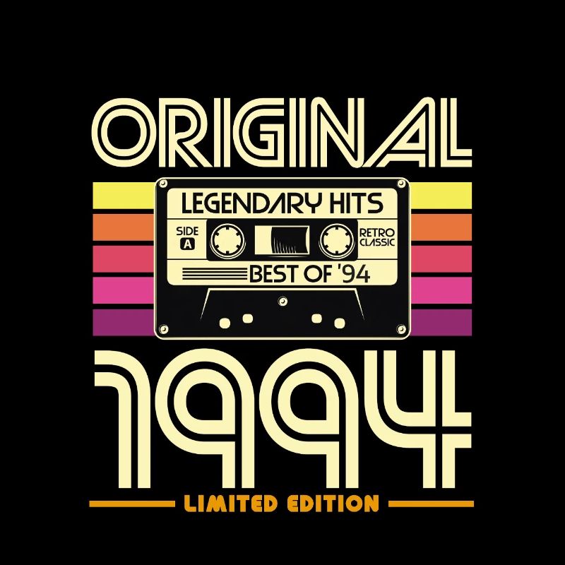 Original 1994 Cassette Retro Édition limitée