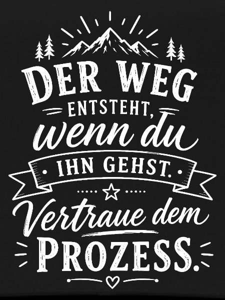 Weg entsteht, wenn du gehst