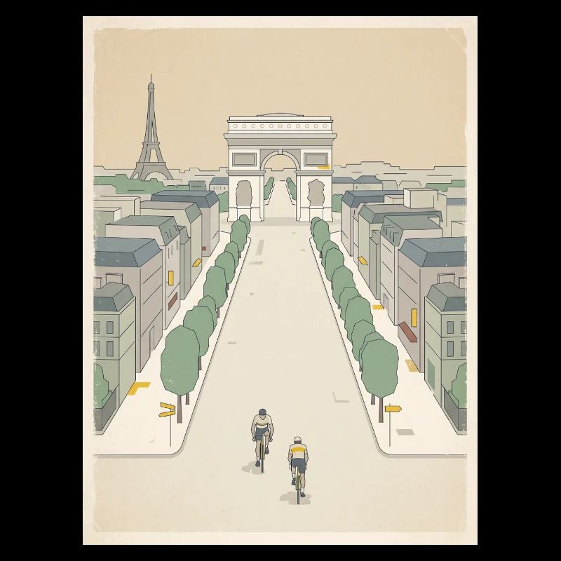 Paris Finish — Cycling Memory