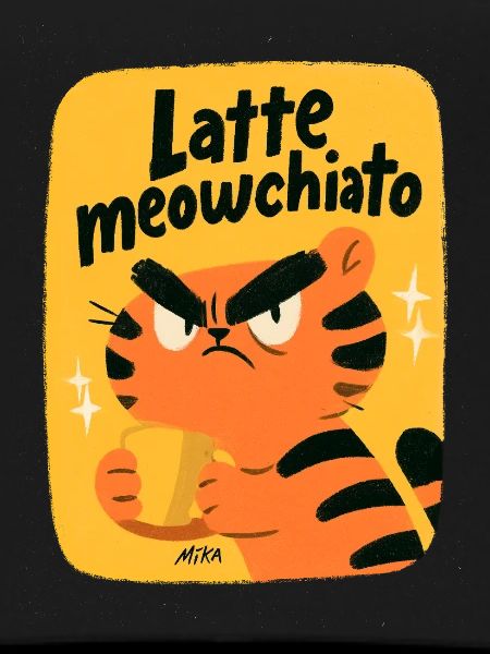 Latte meowchiato