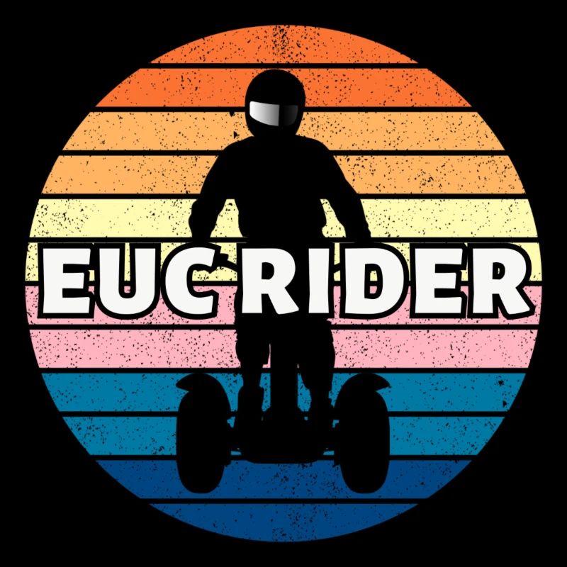 Elektrischer Einradfahrer. EUC-Reiter