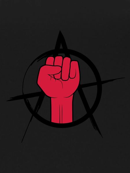 Faust logo anarchy design
