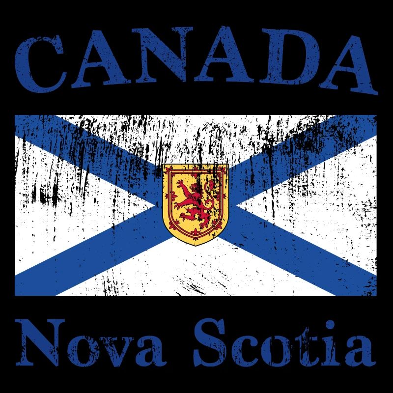 Nova Scotia Flag Vintage