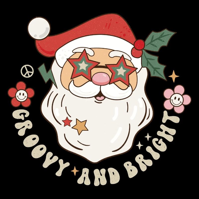 Groovy & Bright Chanson de Noël rétro de Noël