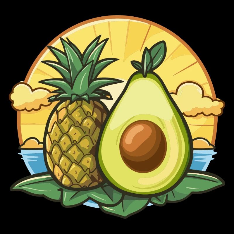 Avocat Ananas été