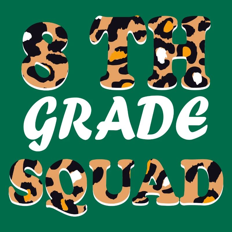Cadeaux d’enseignant Leopard 8th Grade