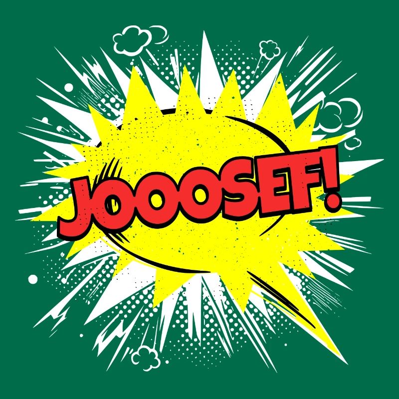 Josef Name Funny Speech Bubble Jooosef!