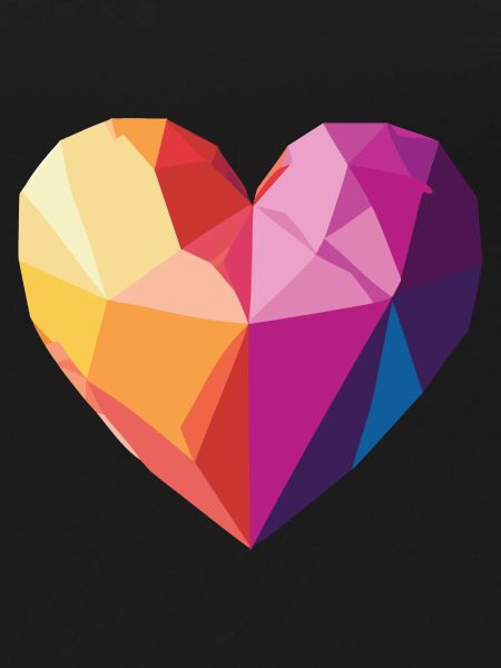 Love - Low Poly Heart