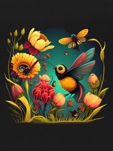 Flowers and fauna