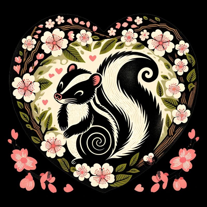 Spring Skunk Cherry Blossoms