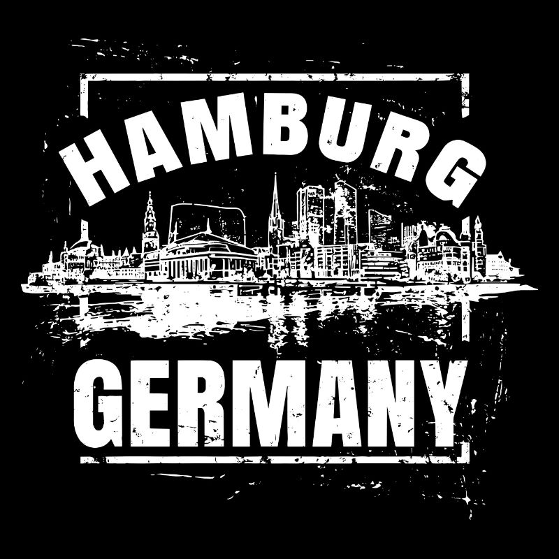 Hambourg, Allemagne, Skyline