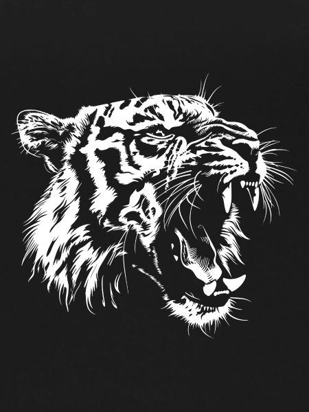 Roaring Tiger Head