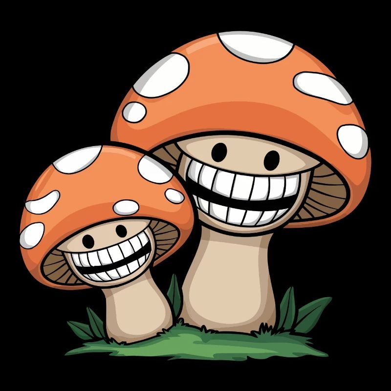 Fröhliche Pilze
