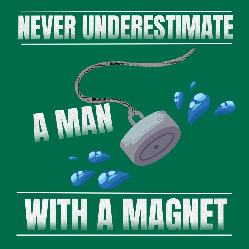 Never underestimate a man with a magnet