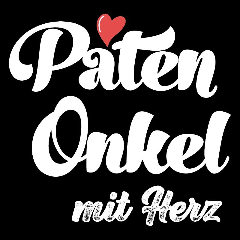 Patenonkel mit Herz Taufpate mit Herz Patenonkel