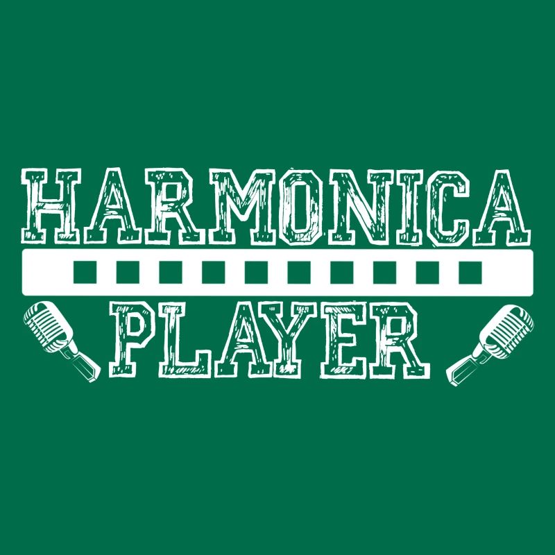 White harmonica player for harmonica player