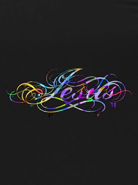 Jesus Graffiti Calligraphy