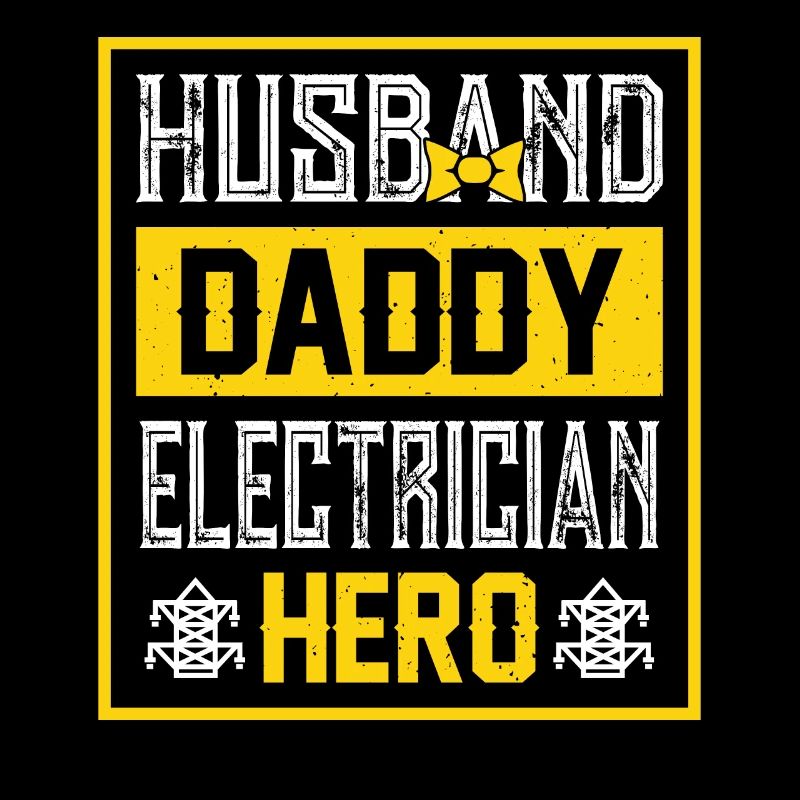 Ehemann Papa Elektriker Held